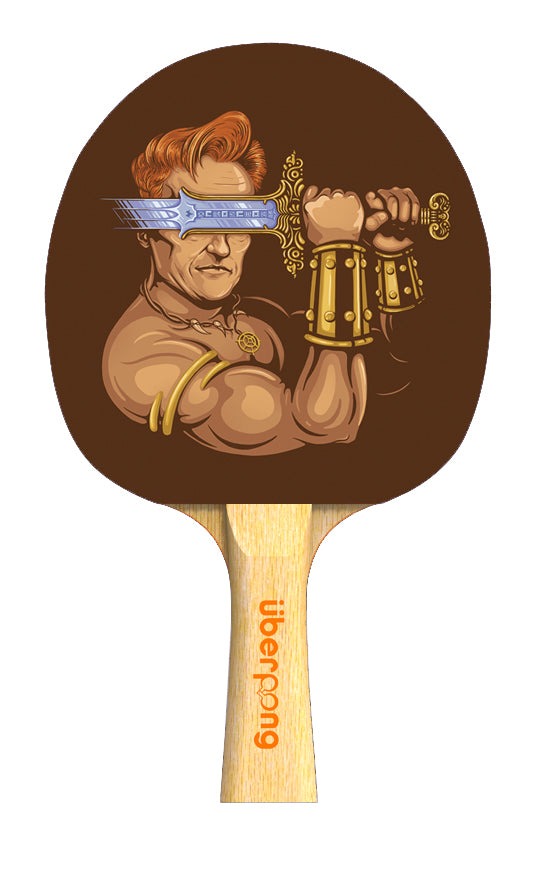 Conan Power Designer Ping Pong Paddle