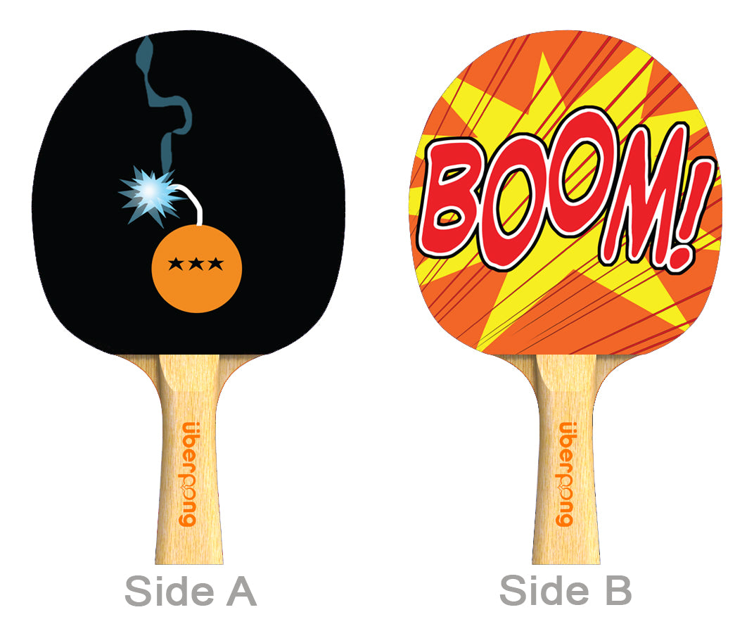 FizzBoom Designer Ping Pong Paddle