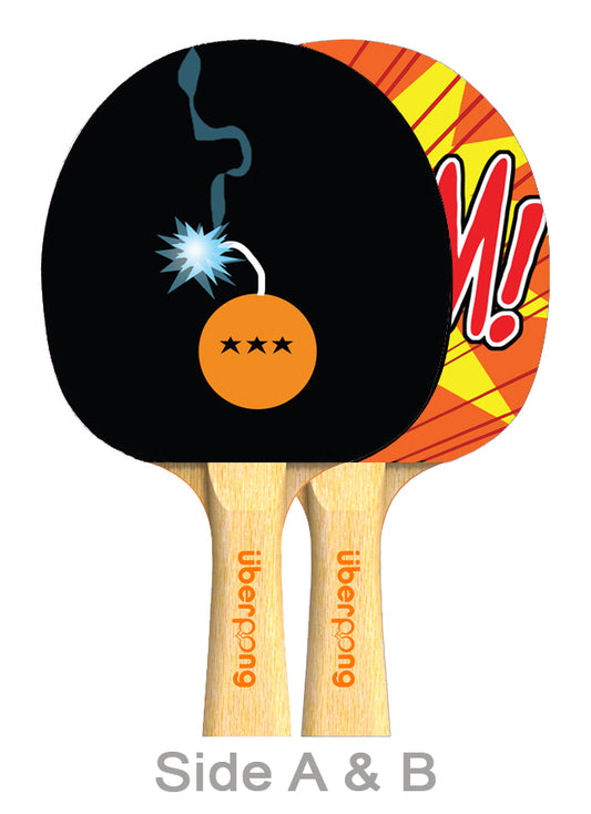 FizzBoom Designer Ping Pong Paddle