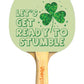 St Pattys Day Designer Ping Pong Paddle