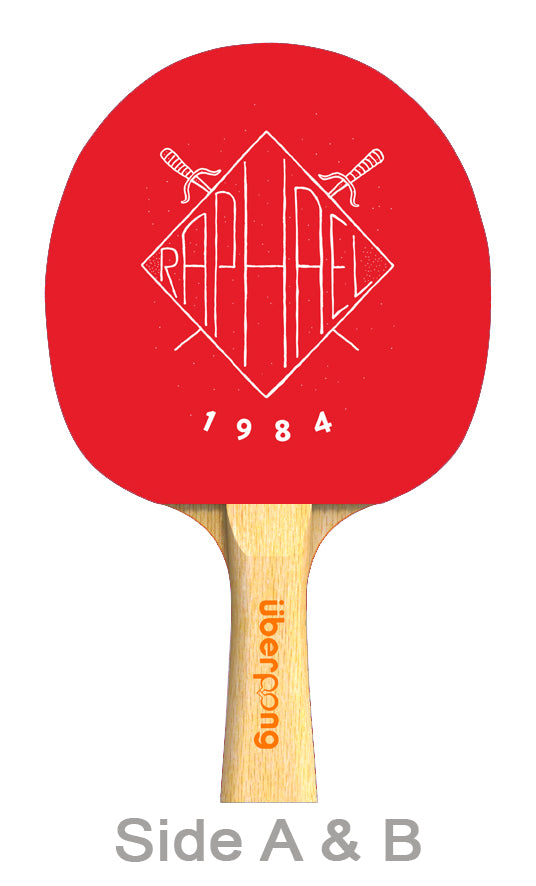 Ninja Ralph Designer Ping Pong Paddle