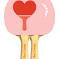 Paddle Love Designer Ping Pong Paddle