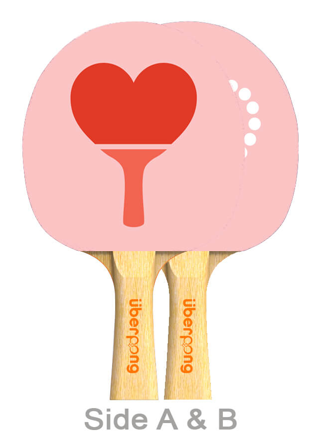 Paddle Love Designer Ping Pong Paddle