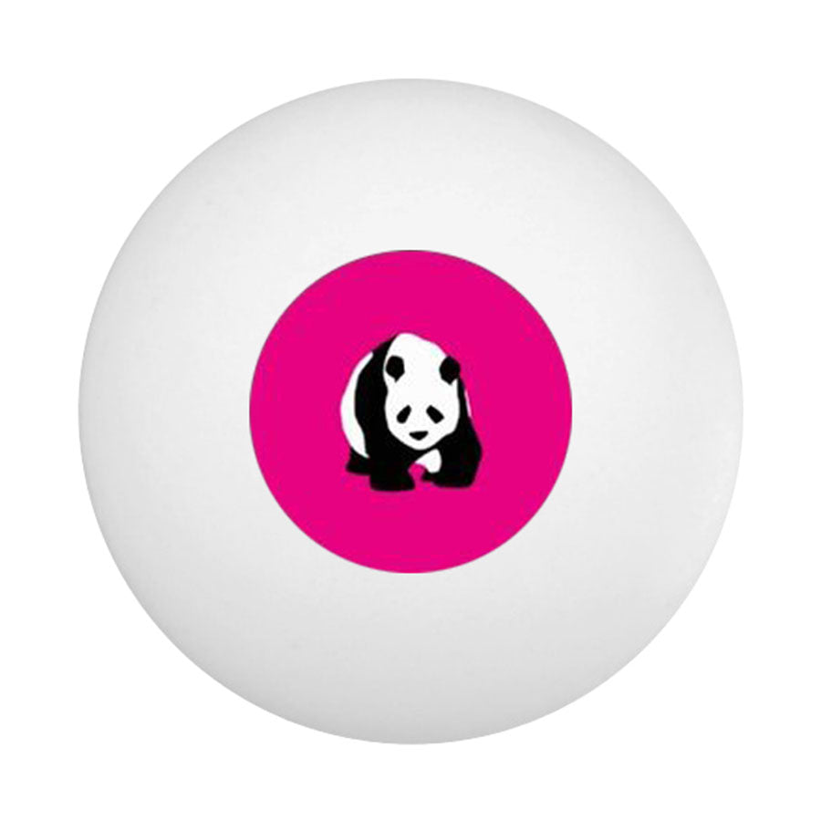 Pink Panda Ping Pong Ball