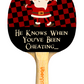 Christmas Designer Ping Pong Paddle