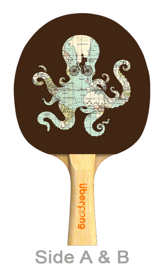 World Traveler Designer Ping Pong Paddle